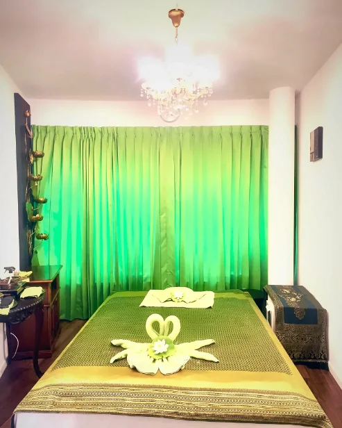 Aroma-Öl-Massage