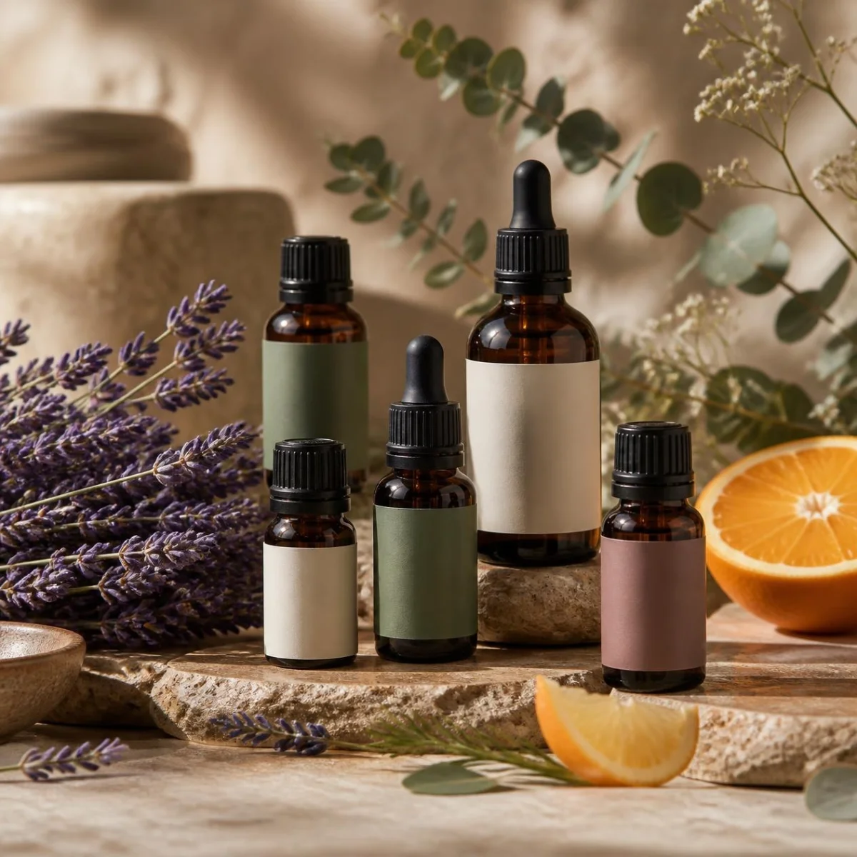 Aroma-Öl-Massage